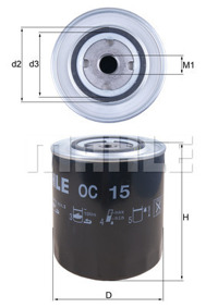 MAHLE - FILTRO Oleo
