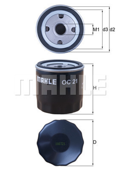 MAHLE - FILTRO Oleo