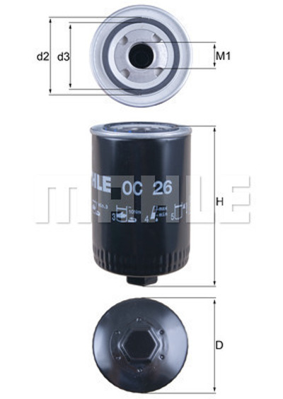 MAHLE - FILTRO Oleo