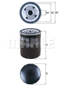 MAHLE - FILTRO Oleo