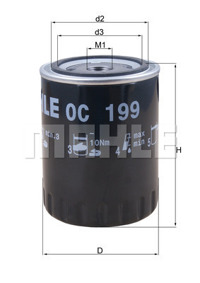 MAHLE - FILTRO Oleo