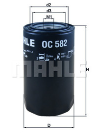 MAHLE - FILTRO Oleo