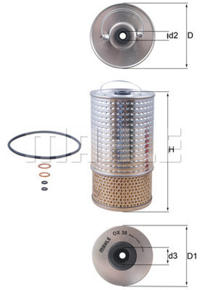 MAHLE - FILTRO Oleo
