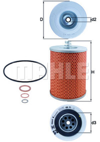 MAHLE - FILTRO Oleo