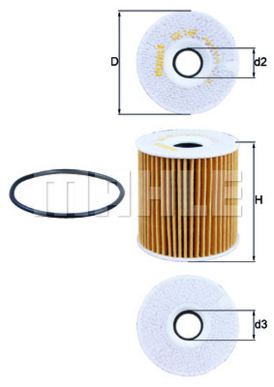 MAHLE - FILTRO Oleo