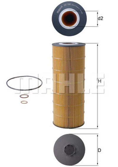 MAHLE - FILTRO Oleo