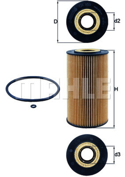 MAHLE - FILTRO Oleo