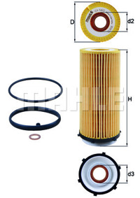 MAHLE - FILTRO Oleo