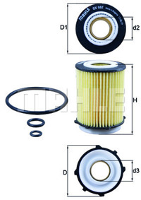 MAHLE - FILTRO Oleo