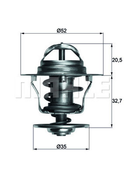 MAHLE - TERMOSTATO 5750.88