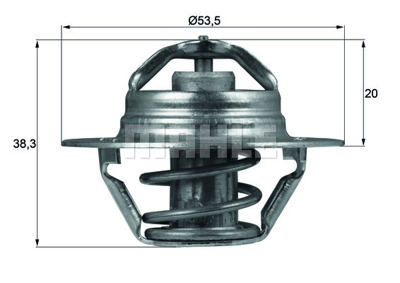 MAHLE - TERMOSTATO 5108.89