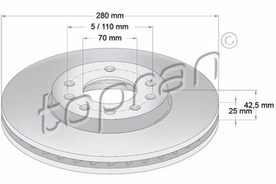 TOP - DISCO Travao DF4048