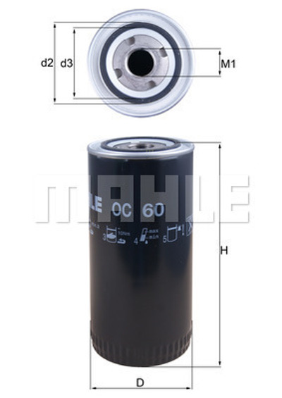 MAHLE - FILTRO Oleo