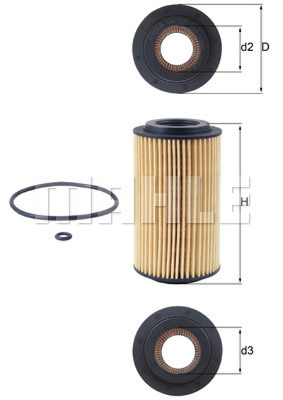 MAHLE - FILTRO Oleo
