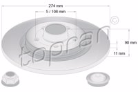 TOP - DISCO Travao DF6043BS