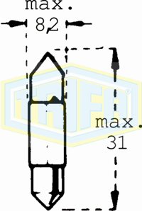 TRIFA - LAMPADA ( 12V 5W   Tubolar