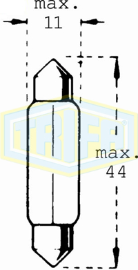 TRIFA - LAMPADA ( 12v 5w Tub. ( 44