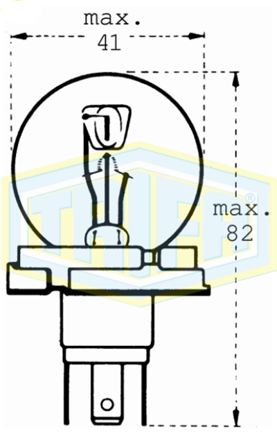 TRIFA - LAMPADA ( 24v 55/50w R2