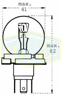 TRIFA - LAMPADA ( 24v 55/50w  R2