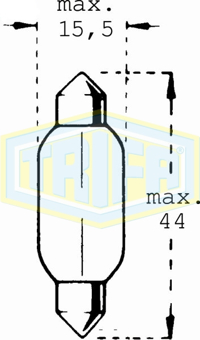 TRIFA - LAMPADA ( 24V 15W  Tubolar