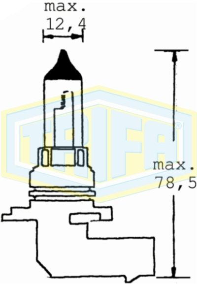 TRIFA - LAMPADA ( 12v 51(55w) ( HB4