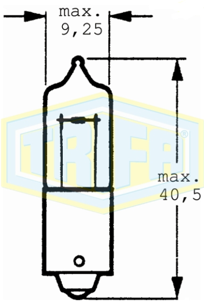TRIFA - LAMPADA   12V H21W   BAY9S