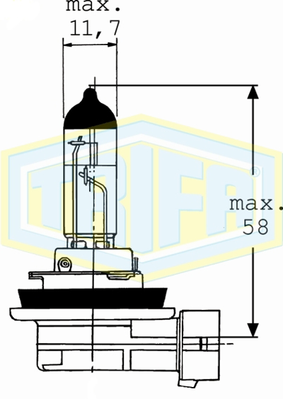TRIFA - LAMPADA ( 12v 55w      H11