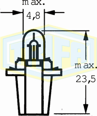 TRIFA - LAMPADA ( 12V 2W