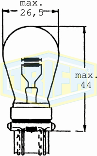 TRIFA - LAMPADA ( 12v 27/7w