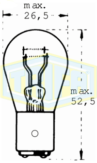 TRIFA - LAMPADA ( 24v 21/5w