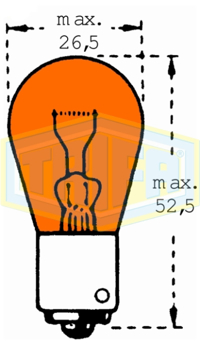 TRIFA - LAMPADA ( 12v 21w   BAU15s