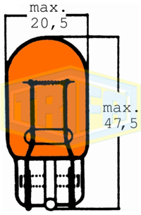 TRIFA - LAMPADA ( 12v 21w Amarela