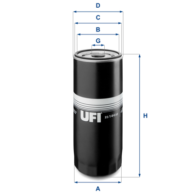 UFI - FILTRO Oleo OC121