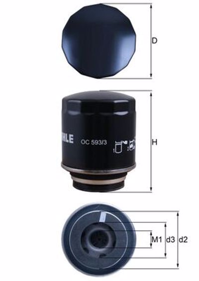 MAHLE - FILTRO Oleo