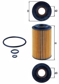 MAHLE - FILTRO Oleo