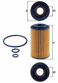 MAHLE - FILTRO Oleo