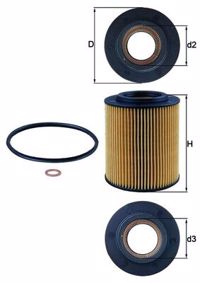 MAHLE - FILTRO Oleo