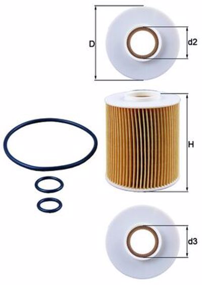 MAHLE - FILTRO Oleo