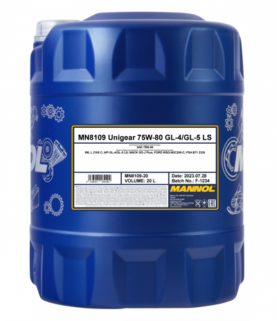 MANNOL - Oleo Valvulina 75w80  20L