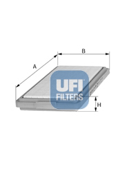 UFI - FILTRO Ar ( LX205