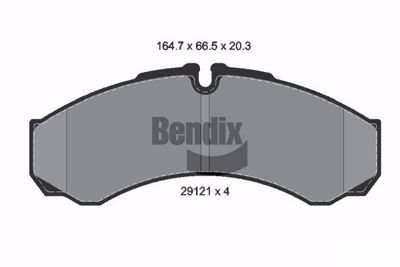 BENDIX - PASTILHAS Travao GDB1345