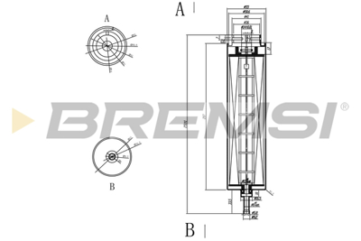 BREMSI - FILTRO Comb. KL579