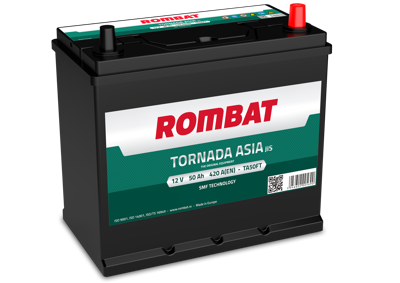 ROMBAT - BATERIA  50Ah  420A     +D