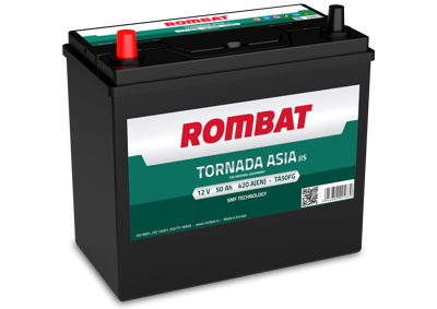 ROMBAT - BATERIA  50Ah  420A     +E