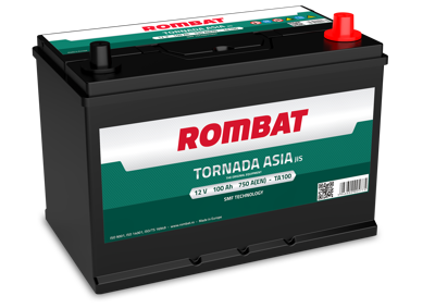 ROMBAT - BATERIA 100Ah  750A     +D