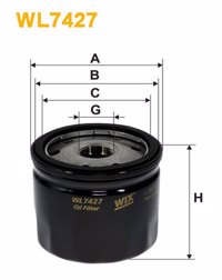 WIX - FILTRO Oleo OC727