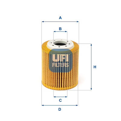 UFI - FILTRO Oleo OX1237D