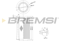 BREMSI - FILTRO Ar LX2059
