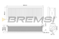 BREMSI - FILTRO Ar LX1827