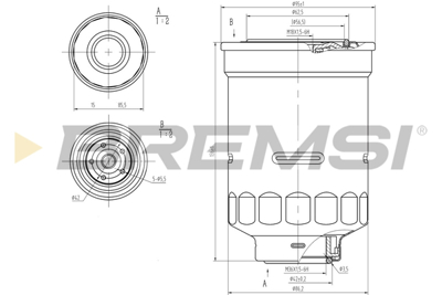 BREMSI - FILTRO Comb. ADM52342